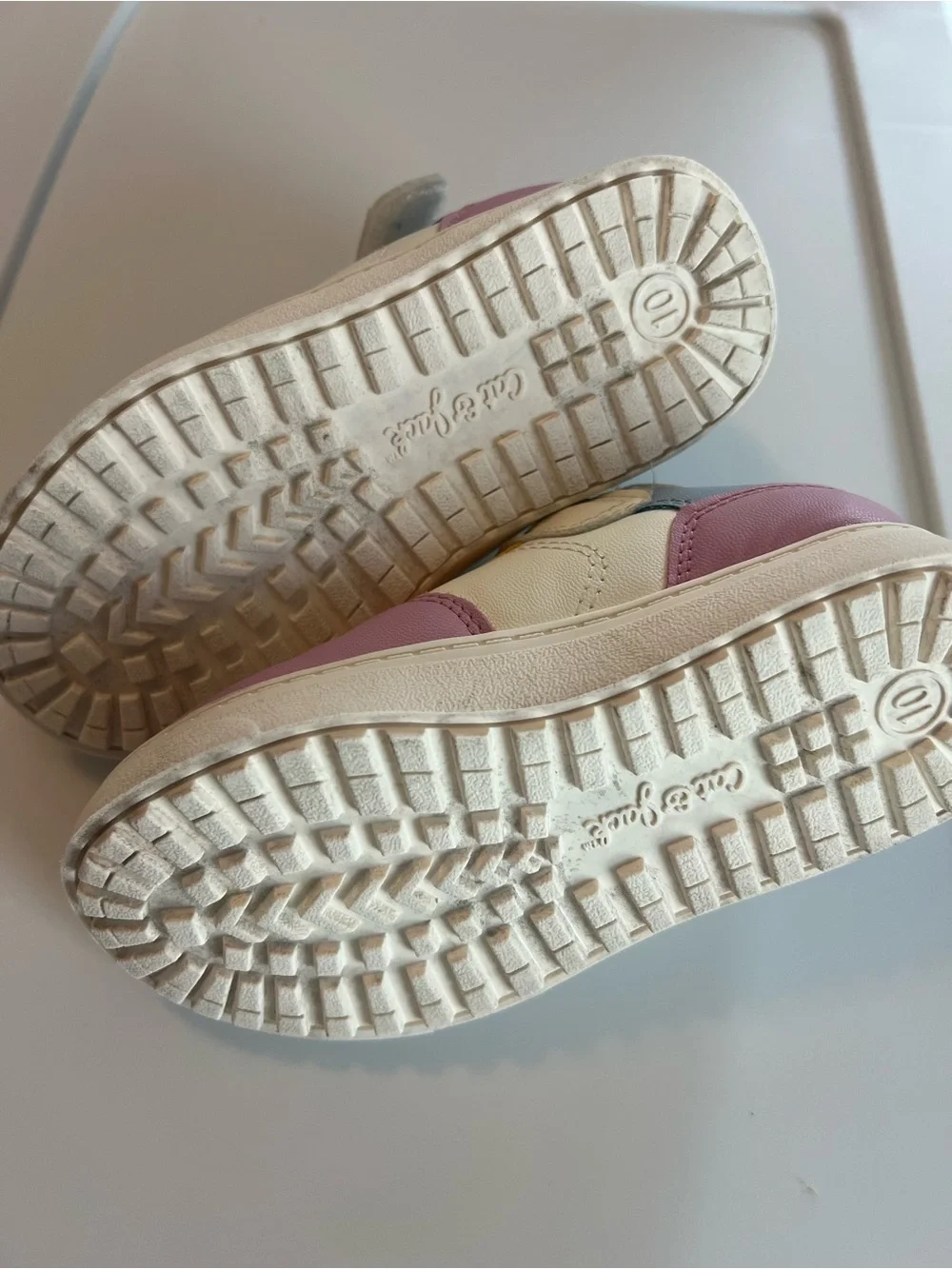Cat & Jack Cream Pink Peach Kids Sneakers